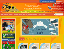 Tablet Screenshot of fokal.cl